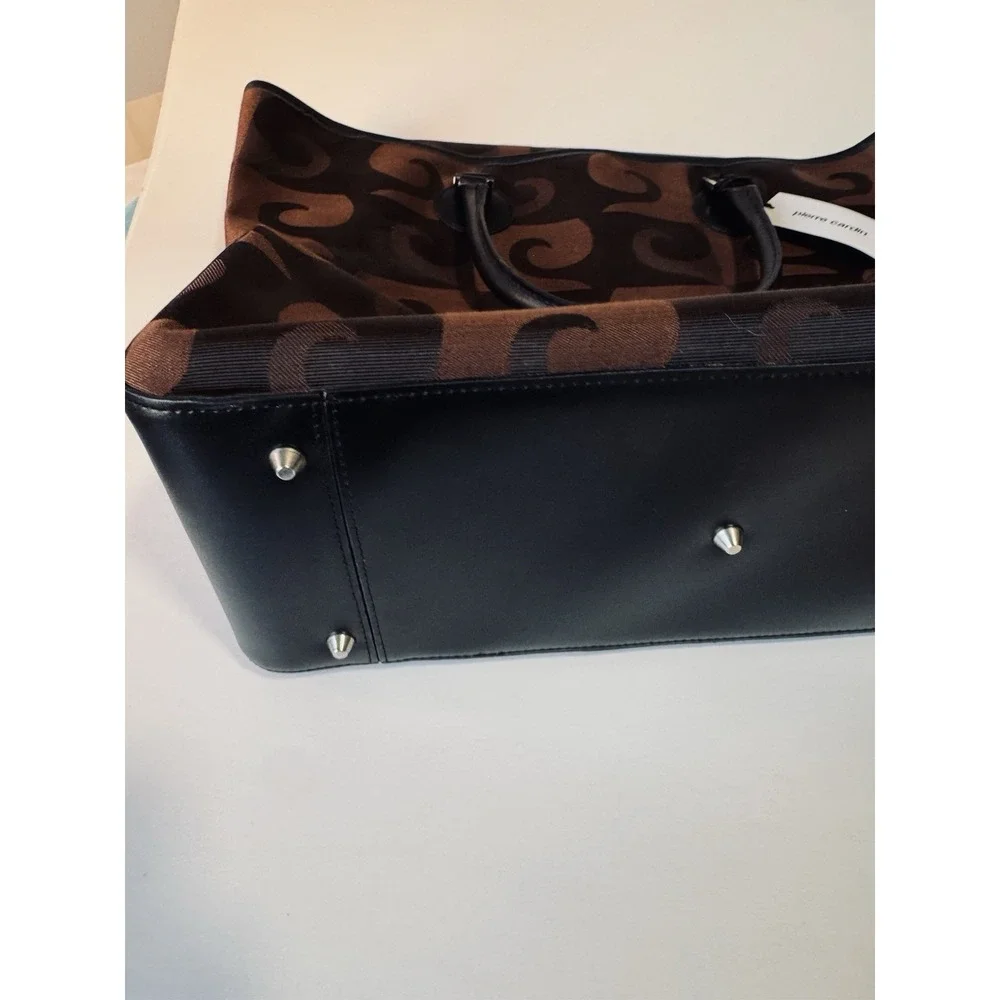 Pierre Cardin Tote And Clutch 2pc Set Brown New With Tags NWT